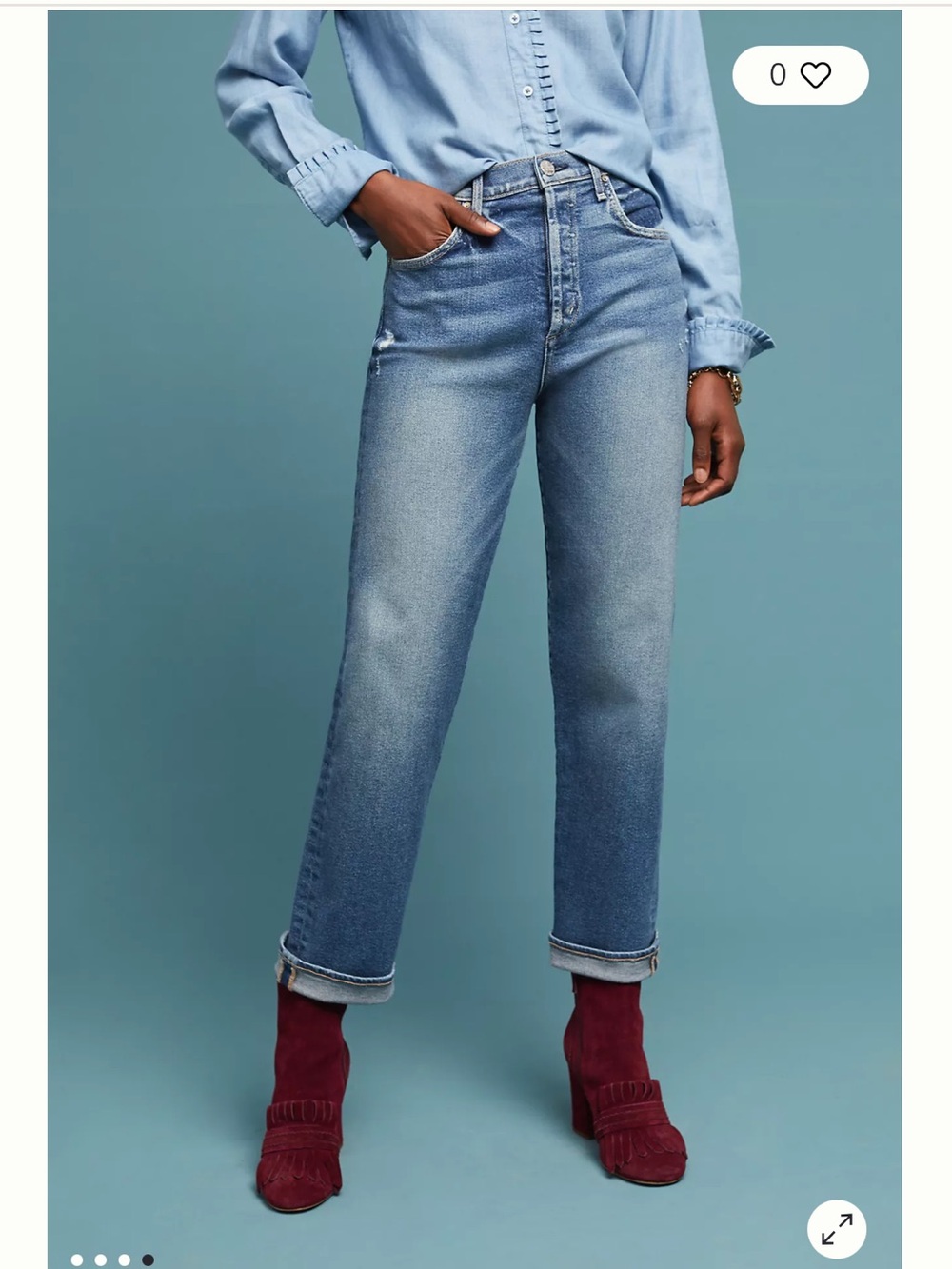 McGuire Mrs. Robinson Ultra High-Rise Boyfriend Jeans